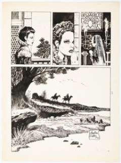 Horacio Lalia - Skorpio "Nekrodamus" Story Page 14 Original Art (Ediciones Record, 1981).