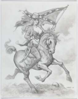 Scott Lewis Bombshells! - A Gallery Girls Collection Pin-Up Illustration Original Art (SQP, 2009).