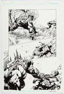 David Finch and Richard Friend Batman: The Dark Knight #6 Story Page 15 Original Art (DC, 2012). | Heritage