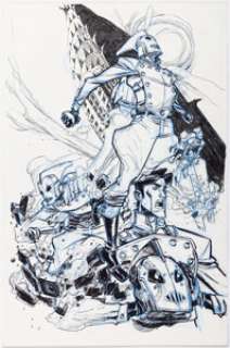 Eric Canete Rocketeer Adventures #3 "History Lesson" Splash Page 3 Original Art (IDW, 2012). | Heritage