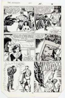 John Buscema and Tom Palmer The Avengers #261 Story Page 19 Original Art (Marvel, 1985). | Heritage