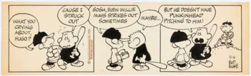 Bud Blake Tiger Daily Comic Strip Original Art dated 5-16-72 (King Features Syndicate, 1972).