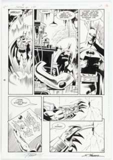 Jim Aparo and Scott Hanna Batman #499 Story Page 13 Original Art (DC, 1993). | Heritage