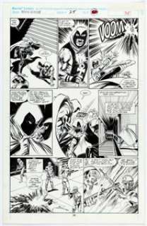 Marc Bagley and Tom Palmer Marc Spector: Moon Knight #25 Story Page 30 Original Art (Marvel, 1991). | Heritage