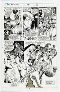 Steve Epting and Tom Palmer The Avengers #346 Story Page 2 Original Art (Marvel, 1992). | Heritage