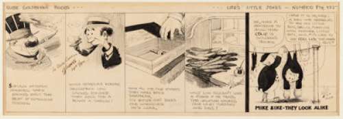 Rube Goldberg Rube Goldberg’s Boobs and Mike & Ike Daily Comic Strip Original Art (McNaught Syndicate, c. 1920s). | Heritage