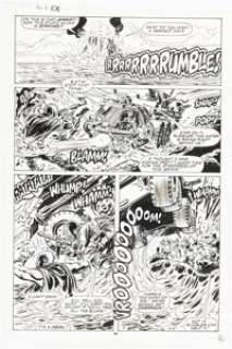 Ron Wagner and Tom Palmer G. I. Joe, A Real American Hero #80 Story Page 21 Original Art (Marvel, 1988).