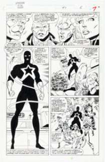 Kevin West and Steve Montano Guardians of the Galaxy #47 Story Page 6 Original Art (Marvel, 1994).