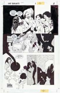 Eduardo Risso 100 Bullets #1 Story Page 3 Original Art (DC/Vertigo, 1999).