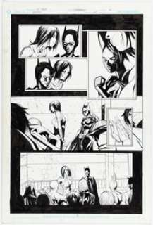 Pop Mhan and Jesse Delperdang Batgirl #68 Story Page 13 Original Art (DC, 2005).