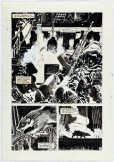 Jorge Zaffino Winter World "Wintersea" Story Page 5 Original Art (IDW, 2011).