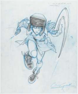 Chris Gossett The Red Star Annual #1 Cover Original Art (Archangel Studios, 2002). (Total: 2 Items)