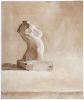 Jeff Catherine Jones - Bust Sculpture Painting Original Art (undated). | Heritage
