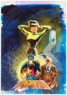 Comic Artist The Spirit Unused Cover Painting Original Art (c. 1974-86). | Heritage