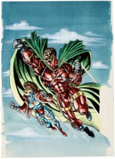 Ron Wilson and Noelle Giddings Icon #11 Cover Original Art (DC/Milestone, 1994). | Heritage