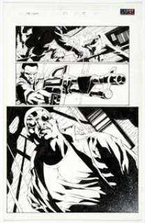 Joe Bennett and Danny Miki (as Crimelab Studios) Crew #1 Story Page 15 - Josiah X First Appearance Original Art (Marvel, 2003). | Heritage