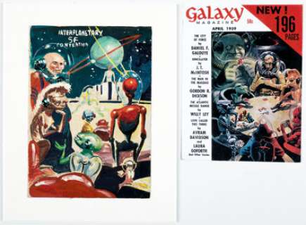Wally Wood Galaxy Magazine April-1959 Cover Preliminary Original Art (Galaxy Publishing Corp., 1959). | Heritage