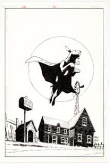 Carlos Pacheco and Jesús Merino Superman #712 Krypto the Superdog Cover Original Art (DC, 2011).