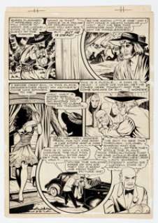 Matt Baker Jerry Iger’s Famous Features #1 Flamingo Story Page 3 Original Art (Iger/Pacific Comics, 1950s-1984). | Heritage