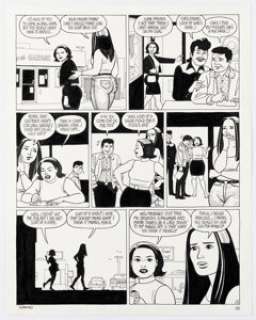 Jaime Hernandez Love and Rockets #43 Maggie and Gina Bravo Story Page 4 Original Art (Fantagraphics, 1993). | Heritage