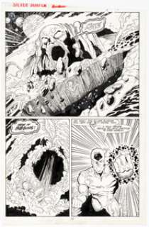 Ron Lim and Tom Christopher Silver Surfer #22 Story Page 9 Original Art (Marvel, 1989). | Heritage