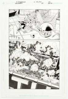 Dale Eaglesham and Larry Stucker Hawkman #38 Story Page 22 Original Art (DC, 2005).