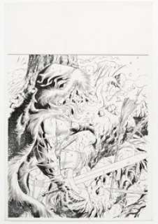 Jack Jadson and Marcelo Pinto Red Sonja: Unchained #1 Story Page 9 Illustration Original Art (Dynamite Entertainment, 2013).