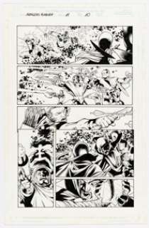 Carlos Pacheco and Jesús Merino Avengers Forever #11 Story Page 10 Original Art (Marvel, 1999). | Heritage