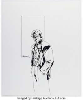 Lee Bermejo - Elijah Snow from Planetary Illustration Original Art (c. 2000s).