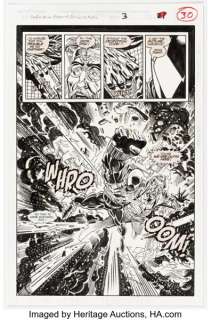 Tod Smith and Al Milgrom Spider-Man: Funeral for an Octopus #3 Scarlet Spider Story Page 21 Original Art (Marvel, 1995). | Heritage