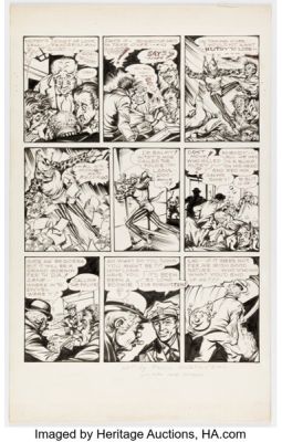 Paul Gustavson - The Jester Story Page Original Art (1974).