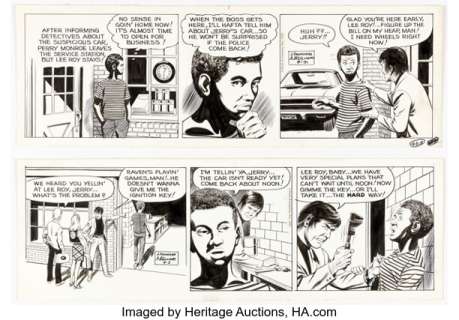 Al McWilliams Dateline: Danger! Daily Comic Strips Original Art Group of 2 (Field Enterprises, 1970). (Total: 2 Original Art)