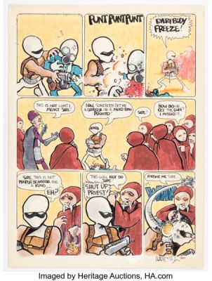 Mark Bodé Cobalt 60 #3 Story Page 8 Original Art (Tundra, 1992).