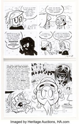 Jay Stephens Dwellings #2 "Second Tongue" Story Page 10 Original Art (Black Eye Press, 2020). (Total: 2 Original Art)