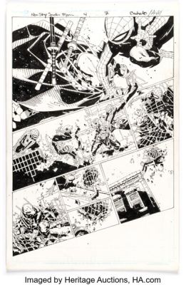 Chris Bachalo and Al Vey Non-Stop Spider-Man #4 Story Page 7 Original Art (Marvel, 2021). | Heritage