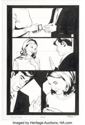 Tony Harris and Tom Feister Ex Machina #3 Story Page 13 Original Art (DC/Wildstorm, 2004).