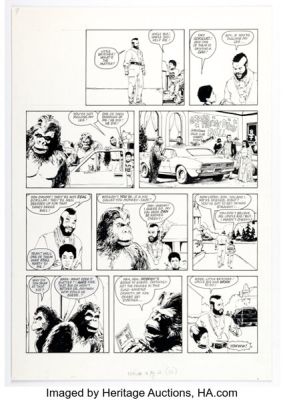 Arthur Ranson Look-In Magazine #8/1988 The A-Team Story Page 1 Original Art (ITV, 1988).