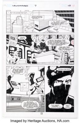 Adam Hughes and Mark Farmer Legionnaires #7 Story Page 10 Original Art (DC, 1993). | Heritage