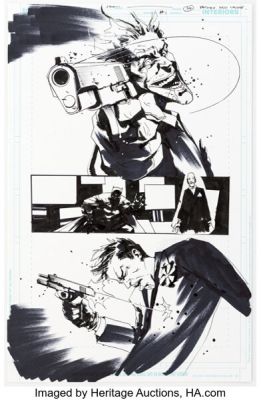 Jock The Batman Who Laughs #1 Joker Story Page 24 Original Art (DC, 2019).