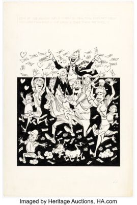 Jack Davis Four Color #1186 Yak Yak "How to Win Friends" Story Page 5 Original Art (Dell, 1961). | Heritage