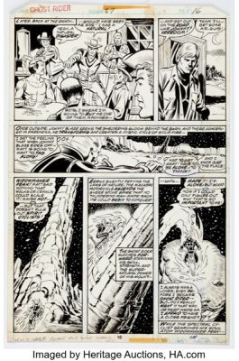 Don Perlin and Dan Green Ghost Rider #27 Story Page 10 Original Art (Marvel, 1977). | Heritage
