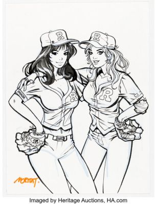 Moritat Betty and Veronica #1 Variant Cover Original Art (Archie, 2016).