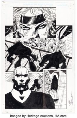 Tom Morgan and Jay Leisten X-Men Unlimited #11 Unpublished Rogue and Bastion Story Page Original Art (Marvel, 1996).