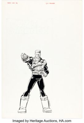 Joe Staton Who’s Who in the DC Universe #26 Guy Gardner Page 28 Illustration Original Art (DC, 1987). (Total: 2 Original Art) | Heritage