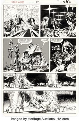 Walt Simonson and Tom Palmer Star Wars #55 Story Page 6 Original Art (Marvel, 1982). | Heritage