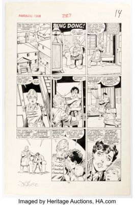 John Byrne and Joe Sinnott Fantastic Four #287 Story Page 10 Original Art (Marvel, 1986). | Heritage