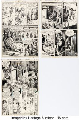 Alfredo Alcala The Unexpected #150 Story Pages 6-8 Original Art (DC, 1973). (Total: 3 Original Art) | Heritage