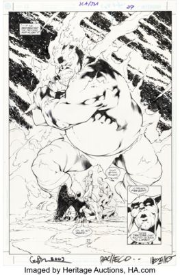 Carlos Pacheco and Jesus Merino JLA / JSA: Virtue and Vice Story Page 27 Original Art (DC, 2003). | Heritage