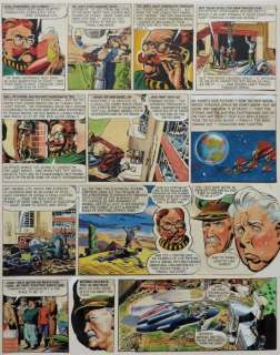 Hampson, Frank - Originele pagina in kleur - Dan Dare - (1951) | Catawiki