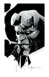 Nick Marinkovich - Hellboy Illustration